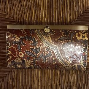 Day Sale Patricia Nash Leather Bohemian Large Wallet/ Clutch